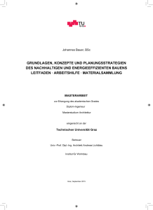 grundlagen, konzepte und planungsstrategien des nachhaltigen