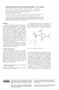 Lithium-Iminofluorsilan und Natriumfluorsilylamid