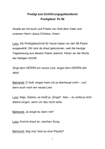 20160218 Predigt zum Einführungsgottesdienst final