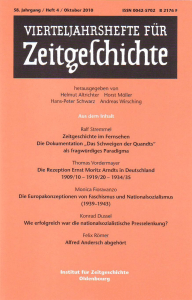 Heft 4 - Institut für Zeitgeschichte