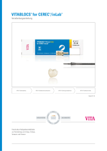 VITABLOCS® for CEREC®/inLab