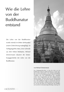 Wie die Lehre von der Buddhanatur entstand