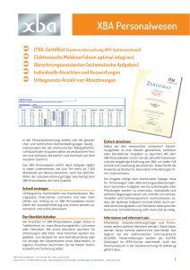 XBA Personalwesen - Ihr Partner für Lohn und Gehalt