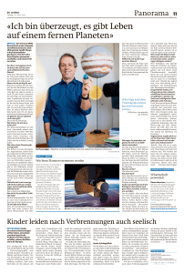 «Ich bin überzeugt, es gibt Leben auf einem fernen Planeten»