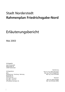 Rahmenplan Friedrichsgabe-Nord