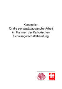 Konzeption für die sexualpädagogische Arbeit im Rahmen der