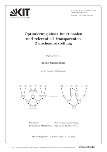 Optimierung einer funktionalen und referentiell - IPD Snelting