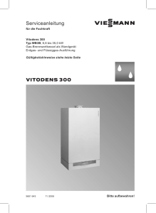 Serviceanleitung VitoDens 300-W - Typ wb3b