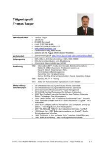 PDF-Profil - Thomas Taeger