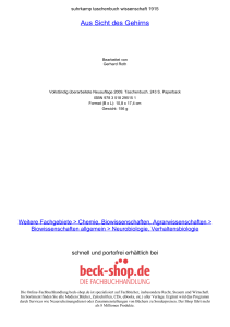 Aus Sicht des Gehirns - ReadingSample - Beck-Shop