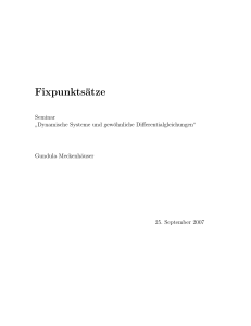 Fixpunktsätze - math.uni