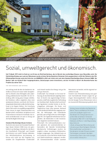CRB-Bulletin - Kirchrainweg, Mehrfamilienhaus, Minergie, e4plus