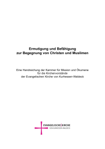 Begegnung von Christen und Muslimen