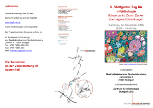 5. Stuttgarter Tag für Infektiologie