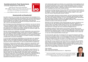 Gemeinschaft und Gesellschaft - SPD Bogenhausen