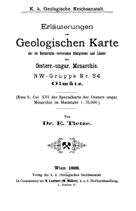 Geologischen Karte