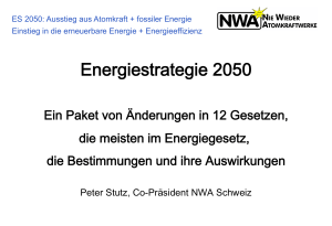 Energiestrategie 2050