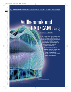 Vollkeramik und CAD/CAM