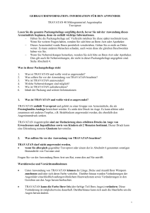 Travatan® 40 Mikrogramm/ml Augentropfen