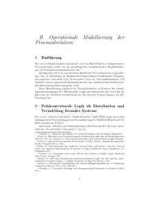 B. Operationale Modellierung der Proemialrelation