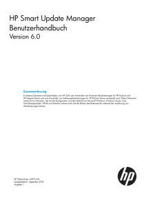 HP Smart Update Manager Benutzerhandbuch