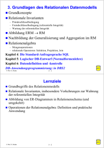 Abbildung ERM -> RM - Abteilung Datenbanken Leipzig