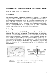 Reduzierung des Leistungsverbrauchs in Deep