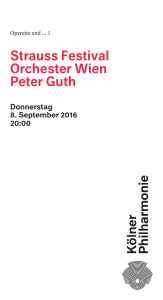Strauss Festival Orchester Wien Peter Guth