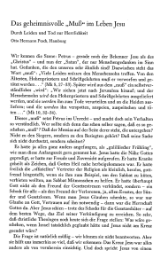 Das geheimnisvolle •Muß" im Leben Jesu - geistundleben.de