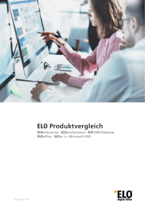 ELO Produktvergleich - ELO Digital Office GmbH