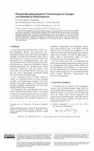Photoakustik-spektroskopische Untersuchungen an Lösungen von