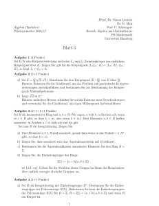 Blatt 3 - math.uni-hamburg.de