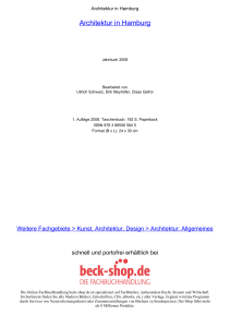 Architektur in Hamburg - Toc - Beck-Shop