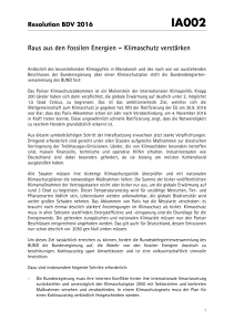 IA002 Resolution Kohleausstieg Beschluss BDV 2016 - BUND