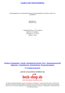 Lexikon der Harmonielehre - ReadingSample - Beck-Shop