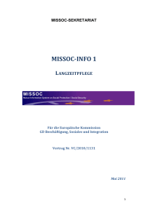 MISSOC-INFO 1