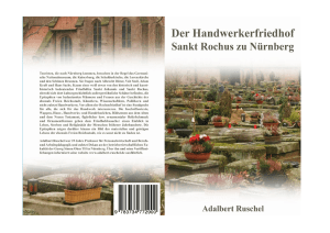 Flyer zu meinem Buch über den Rochusfriedhof