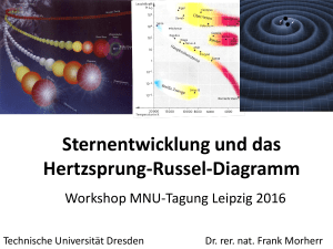 Workshop-Impulsvortag: Sterne und Herzsprung-Russel