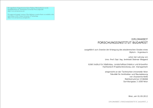 forschungsinstitut budapest - Publikationsdatenbank der TU Wien
