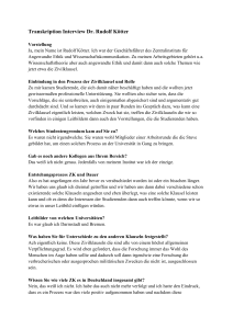 Transkription Interview Dr. Rudolf Kötter