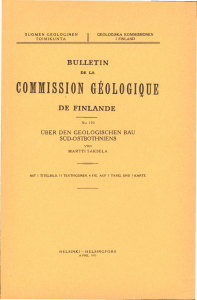 COMMISS.ION GEOLOGIQUE