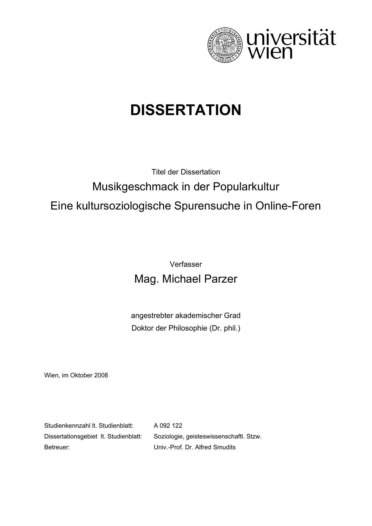 Online dissertation definition