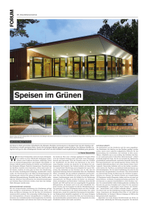 Speisen im Grünen - Gergs Blum Schempp. Architekten in Stuttgart