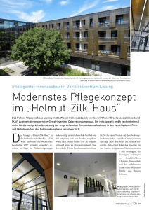 Modernstes Pflegekonzept im „Helmut-Zilk-Haus“
