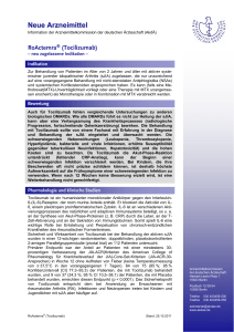 RoActemra® (Tocilizumab) - Arzneimittelkommission der deutschen