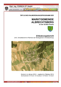 marktgemeinde albrechtsberg - in der Strategischen Umweltprüfung