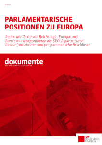 parlamentarische positionen zu europa - SPD