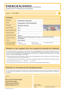 dena Energieausweis - Andreas Egger, Ing. B&uuml;ro f&uuml;r