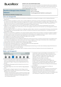 BlackRock Managed Index Portfolios - Defensive