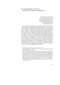 Die »Harmonielehre« (1911/22) – Ansichten eines atonalen